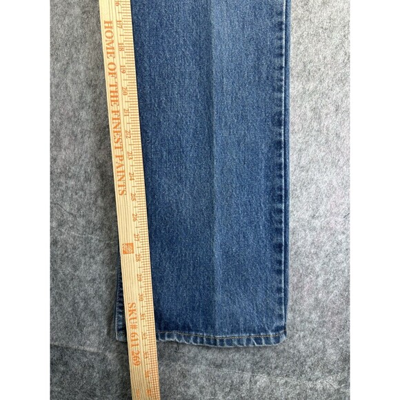 VTG 90s Levi's 517 Orange Tab Bootcut Denim Jeans Men 36x32 Made USA 1997 - Picture 8 of 10